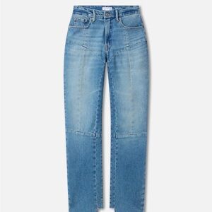 Good American Light Wash Straight-Leg Jeans